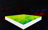 Il Purgatorio - Oil stick on paper 30 x 20