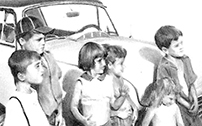 Cousins - Pencil on paper 9X12